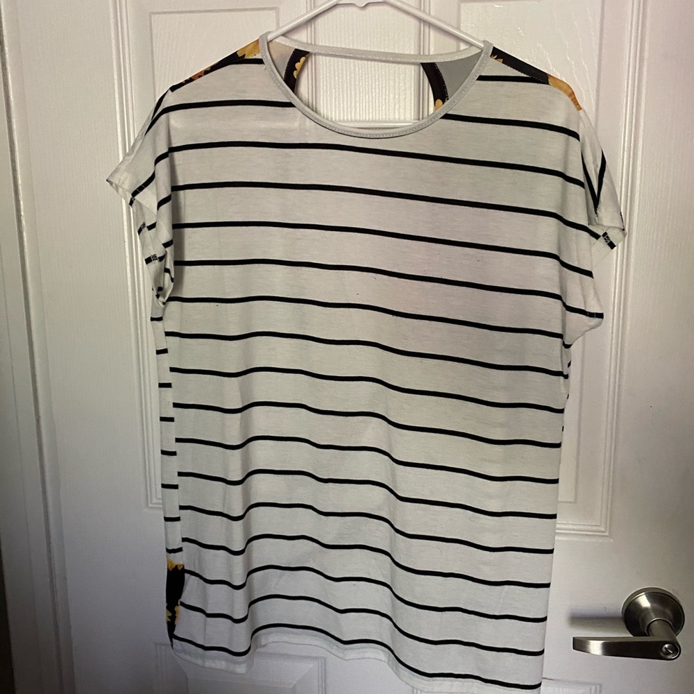 Sunflower open back tshirt